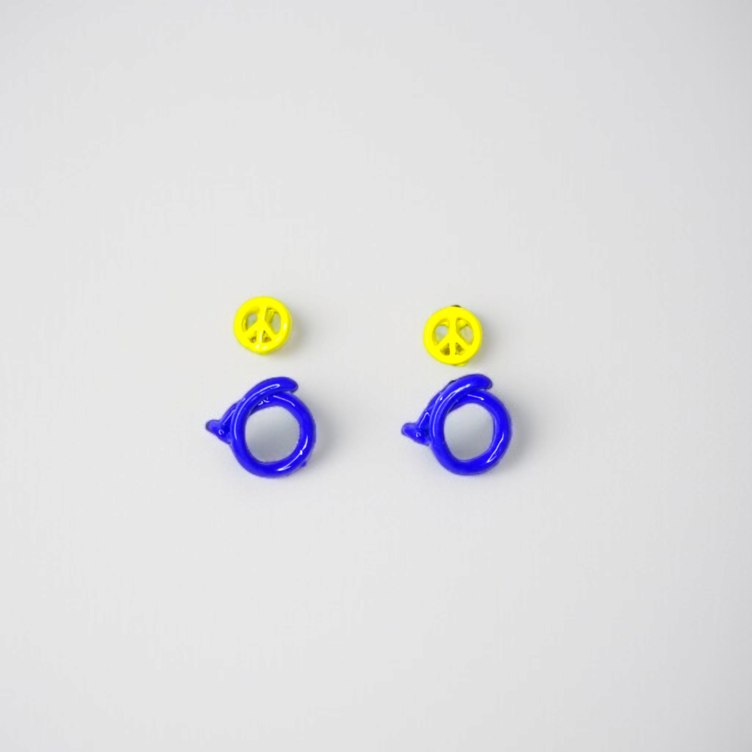 Exclusive Pop of Color Mini Hoops