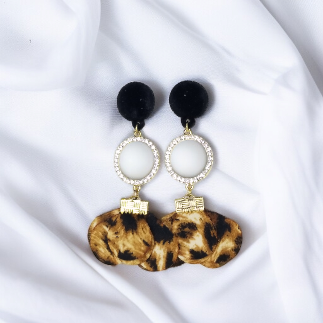 Print Dangle Earrings