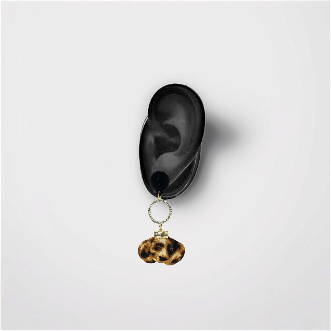 Print Dangle Earrings