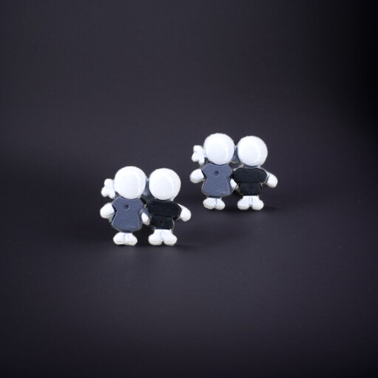 Little Friends" Stud Earrings (Pair)