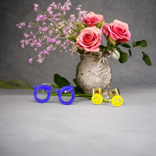 Exclusive Pop of Color Mini Hoops
