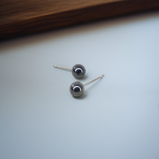 Luxury Ball Stud Earrings by Celvyn