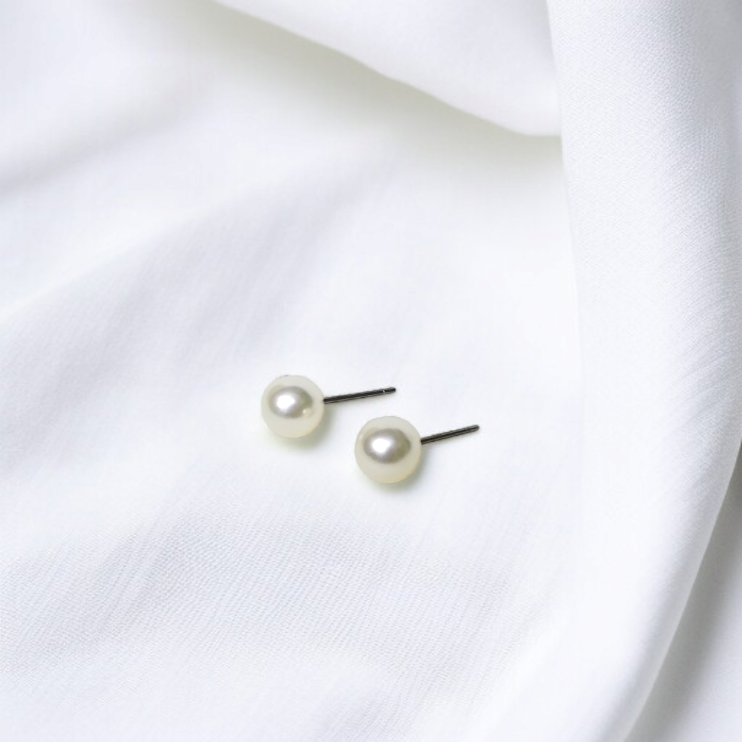 Pearl Stud Earrings