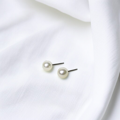 Pearl Stud Earrings