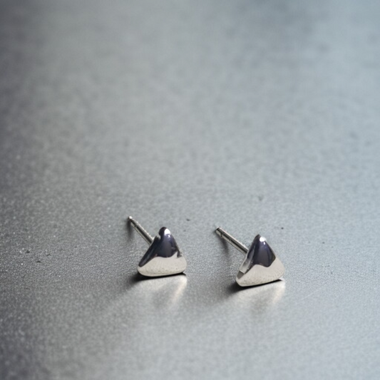 Affordable Luxury Mountain Peak Stud Earrings by Celvyn