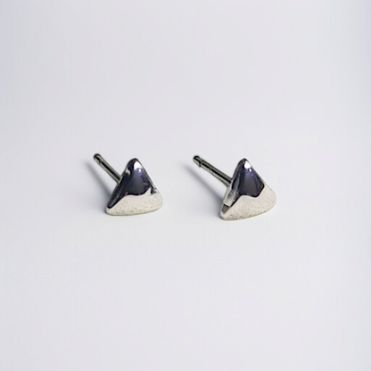 Affordable Luxury Mountain Peak Stud Earrings by Celvyn
