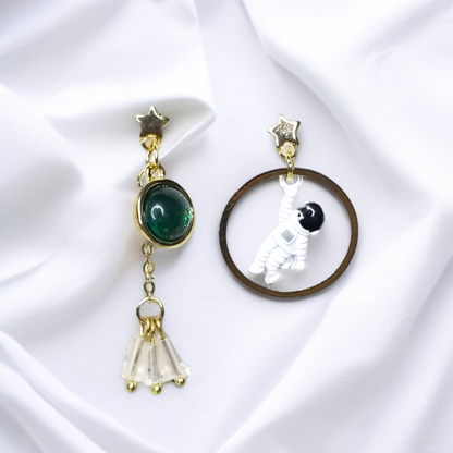 Dreamer Mismatched Earrings by Celvyn