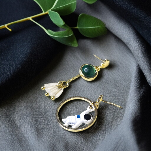 Dreamer Mismatched Earrings by Celvyn