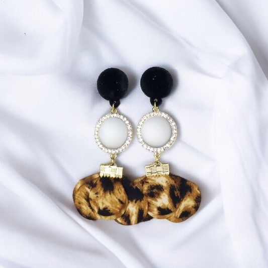 Print Dangle Earrings