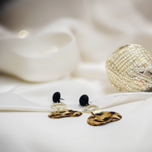 Print Dangle Earrings